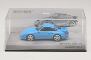 Porsche 911 996 Turbo S 3.6 Édition Anniversaire Bleu Minichamps 1:43 436069270 Métal — image 4 sur 5