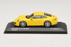 Porsche 911 996 Jaune Minichamps 1:43 400061182 Métal