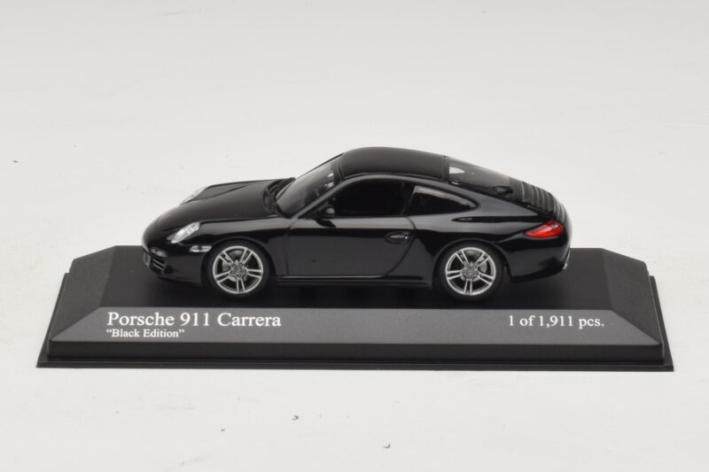 Porsche 911 997 Carrera Black Edition Minichamps 1:43 400066425 Métal