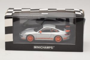 Porsche 911 997 GT3 RS Argent Orange Minichamps 1:43 403066013 Métal — image 4 sur 4