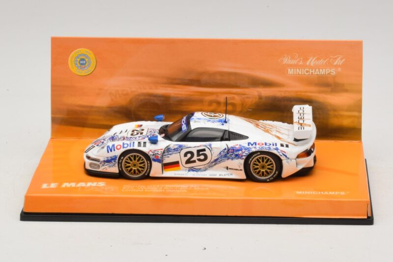Porsche 911 GT1 #25 B. Wollek / T. Boutsen / H-J. Stuck 24 Hours of Le Mans 1996 Minichamps 1:43 403966625 Métal