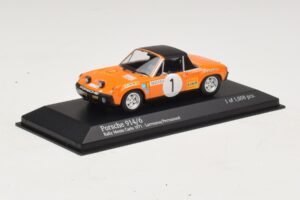 Porsche 914/6 #1 G. Larrousse / J-C. Perramond Rally Monte Carlo 1971 Minichamps 1:43 400716501 Métal — image 2 sur 4