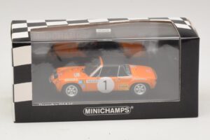 Porsche 914/6 #1 G. Larrousse / J-C. Perramond Rally Monte Carlo 1971 Minichamps 1:43 400716501 Métal — image 4 sur 4