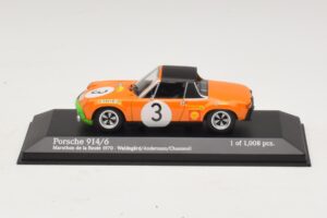 Porsche 914/6 #3 B. Waldegard / O. Andersson Marathon de la Route 1970 Minichamps 1:43 400706503 Métal