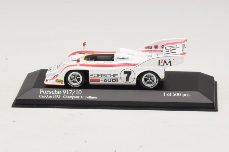 Porsche 917/10 Penske Racing #7 G. Follmer Can-Am Champion 1972 Minichamps 1:43 437726507 Métal