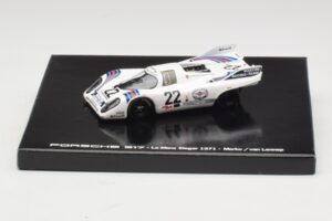 Porsche 917K #22 H. Marko / G. van Lennep Martini Racing 24 Hours of Le Mans Vainqueur 1971 Édition Cassette Minichamps 1:43 
