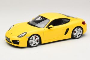 Porsche Cayman 981 Jaune Minichamps 1:18 110062220 Métal