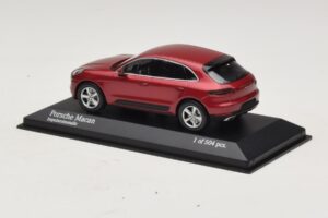 Porsche Macan 95B Rouge Métallisé Minichamps 1:43 410062600 Métal — image 3 sur 4