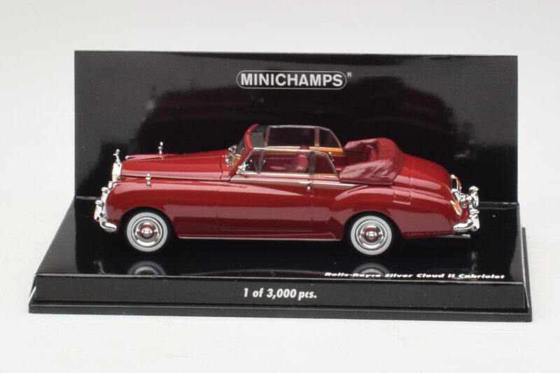 Rolls-Royce Silver Cloud II Cabriolet Rouge Minichamps 1:43 Rolls-Royce Silver Cloud II Cabriolet Rouge Minichamps 1:43 436134930 Métal