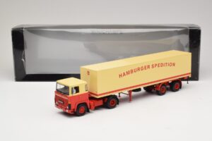 Scania LB111S Koffersattelzug Hamburger Spedition Minichamps 1:43 499123880 Métal — image 6 sur 6