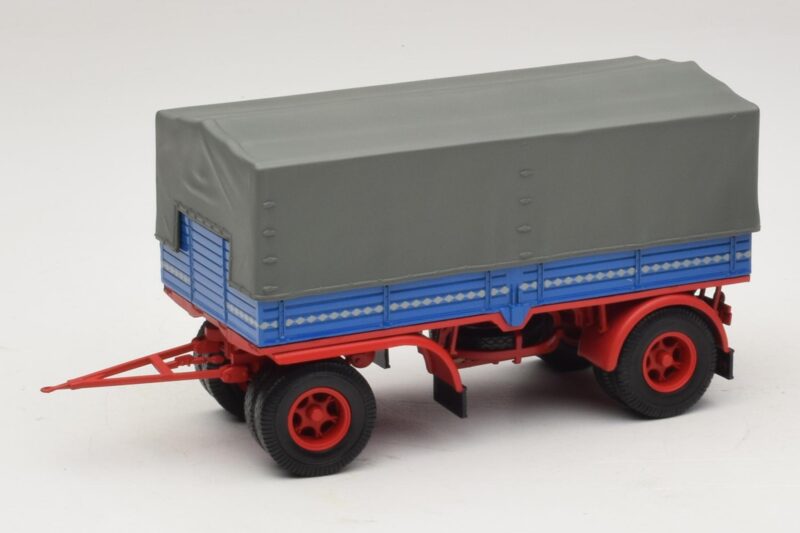 Remorque de Camion Bleu Rouge Minichamps 1:43 439159092 Métal