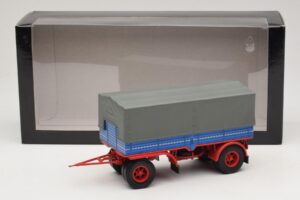 Remorque de Camion Bleu Rouge Minichamps 1:43 439159092 Métal — image 6 sur 6