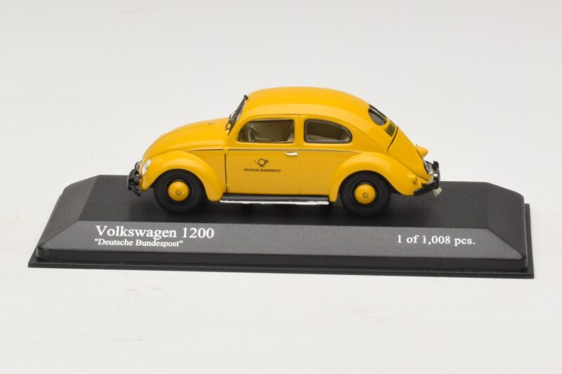 Volkswagen 1200 Export Deutsche Bundespost Minichamps 1:43 Volkswagen 1200 Export Deutsche Bundespost Minichamps 1:43 431051292 Métal