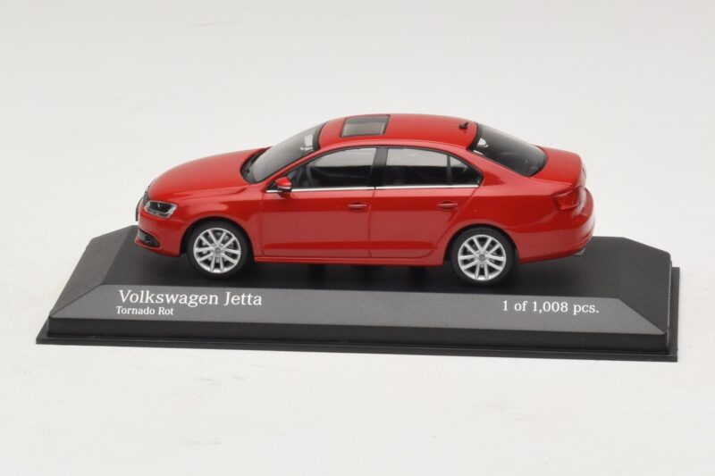 Volkswagen Jetta Mk6 Rouge Minichamps 1:43 400059001 Métal