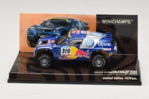 Volkswagen Race Touareg Red Bull #310 J. Kleinschmidt / F. Pons Dakar Rally 2005 Minichamps 1:43 436055310 Métal