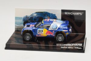 Volkswagen Race Touareg Red Bull #317 Gordon / von Zitzewitz Dakar Rally 2005 Minichamps 1:43 436055317 Métal