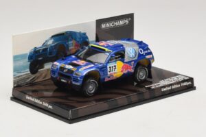 Volkswagen Race Touareg Red Bull #317 Gordon / von Zitzewitz Dakar Rally 2005 Minichamps 1:43 436055317 Métal — image 2 sur 5