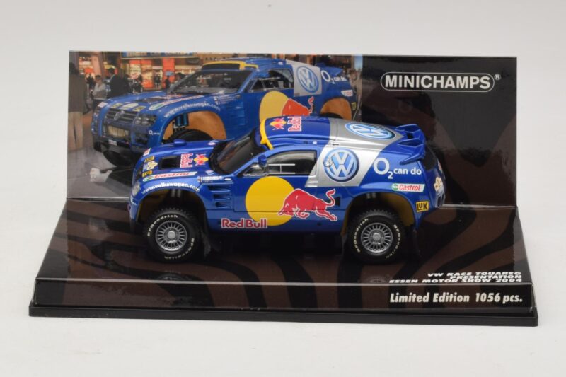 Volkswagen Race Touareg Red Bull Presentation Essen Motor Show 2004 Minichamps 1:43 436045300 Métal