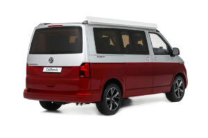 Volkswagen T6.1 California Ocean Tornado Red / Reflex Silver Otto 1:18 OT1342 Résine — image 2 sur 5