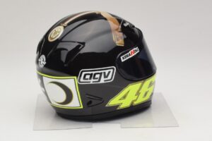 Casque AGV V. Rossi MotoGP Jerez Test 2007 Minichamps 1:2 327070046 Métal — image 4 sur 7