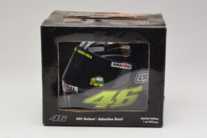 Casque AGV V. Rossi MotoGP Jerez Test 2007 Minichamps 1:2 327070046 Métal — image 7 sur 7