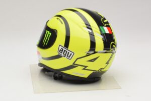 Casque AGV V. Rossi MotoGP Valencia Test 2009 Minichamps 1:2 327100066 Métal — image 3 sur 7