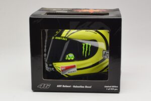 Casque AGV V. Rossi MotoGP Valencia Test 2009 Minichamps 1:2 327100066 Métal — image 7 sur 7