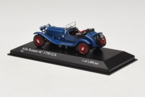 Alfa Romeo 6C 1750 G.S. Bleu Minichamps 1:43 400120431 Métal — image 3 sur 5
