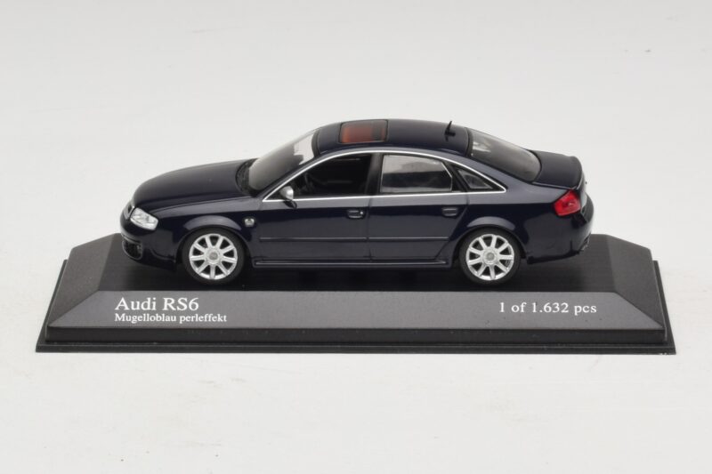 Audi RS6 C5 Bleu Métallisé Minichamps 1:43 400011702 Métal
