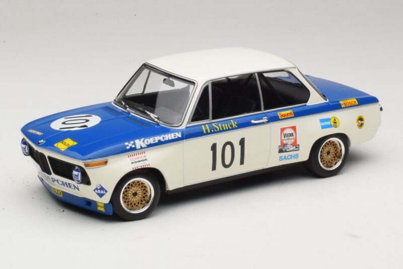 BMW 2002 #101 Koepchen H-J. Stuck Internationales ADAC 500km Eifelpokalrennen 1971 Minichamps 1:18 155702701 Métal