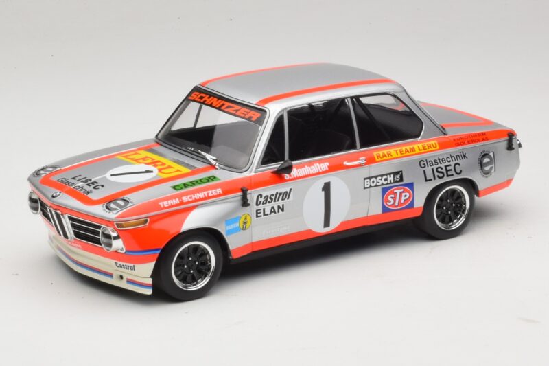 BMW 2002 Ti #1 Team Leru S. Manhalter 1000km Osterreichring Winner 1974 Minichamps 1:18 155742601 Métal