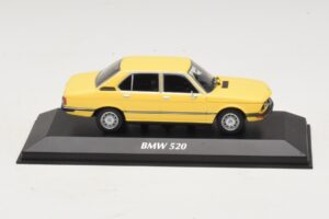 BMW 520 E12 Jaune Maxichamps 1:43 940023001 Métal