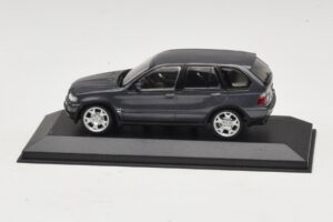 BMW X5 E53 4.4i Gris Métallisé Boîte De Remplacement Minichamps 1:43 80420393166-R1 Métal
