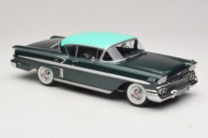 Chevrolet Bel Air Impala Coupe Vert Foncé Métallisé & Vert KK-Scale 1:18 KKDC181594 Métal — image 4 sur 6