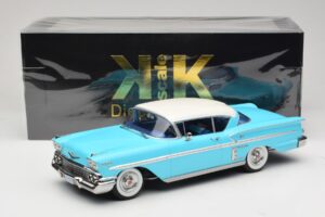 Chevrolet Bel Air Impala Coupe Turquoise & Crème KK-Scale 1:18 KKDC181593 Métal — image 6 sur 6