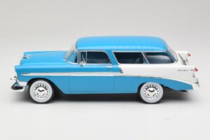 Chevrolet Bel Air Nomad Turquoise & Blanc KK-Scale 1:18 KKDC181292 Métal — image 3 sur 6