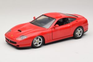 Ferrari 550 Maranello Rouge Majorette 1:18 5974 Métal