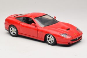 Ferrari 550 Maranello Rouge Majorette 1:18 5974 Métal — image 6 sur 8