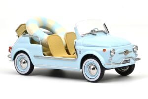 Fiat 500 Jolly Bleu Norev 1:18 187793 Métal