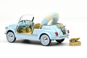 Fiat 500 Jolly Bleu Norev 1:18 187793 Métal — image 2 sur 5
