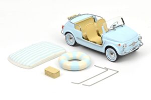 Fiat 500 Jolly Bleu Norev 1:18 187793 Métal — image 5 sur 5