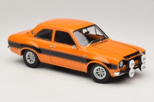 Ford Escort Mk1 RS1600 AVO Orange Avec Rayures Noires Minichamps 1:18 100688104 Métal — image 6 sur 8