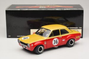 Ford Escort Mk1 TC #36 F. Gardner / D. Glemser Grand Prix der Tourenwagen 1968 Minichamps 1:18 100688136 Métal — image 8 sur 8