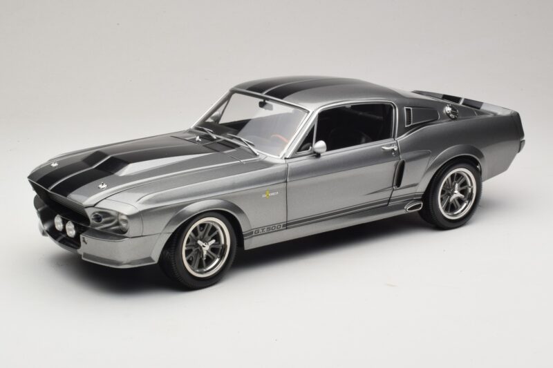 Ford Mustang Shelby GT500 Eleanor Gris Métallisé & Noir KK-Scale 1:12 KKDC120171 Métal