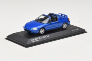 Honda CR-X del Sol EG2 Bleu Métallisé Minichamps 1:43 400161931 Métal — image 2 sur 5