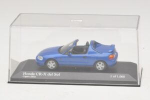 Honda CR-X del Sol EG2 Bleu Métallisé Minichamps 1:43 400161931 Métal — image 4 sur 5