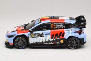 Hyundai i20 N Rally1 #11 T. Neuville / M. Wydaeghe Rally Monte Carlo 2026 IXO 1:18 18RMC270B Métal — image 3 sur 6