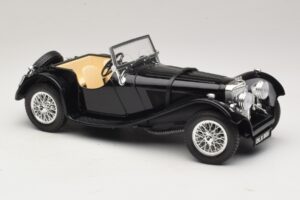 Jaguar SS100 Roadster Noir Bburago 1:18 3006-M3 Métal — image 4 sur 6