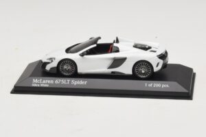 McLaren 675LT Spider Silica White Minichamps 1:43 537154432 Métal