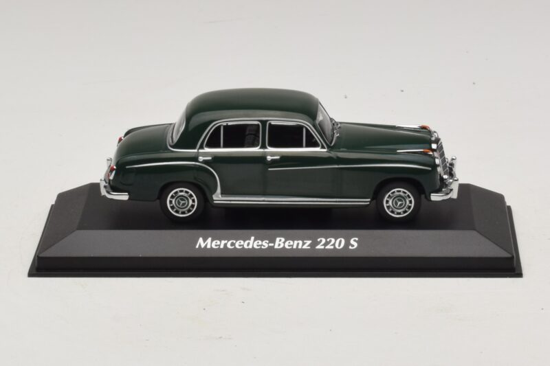 Mercedes 220 S W180 Vert Foncé Maxichamps 1:43 940033001 Métal